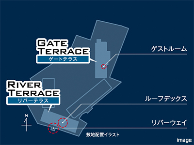 敷地配置イラスト｜ザ・ガーデンズ大田多摩川
